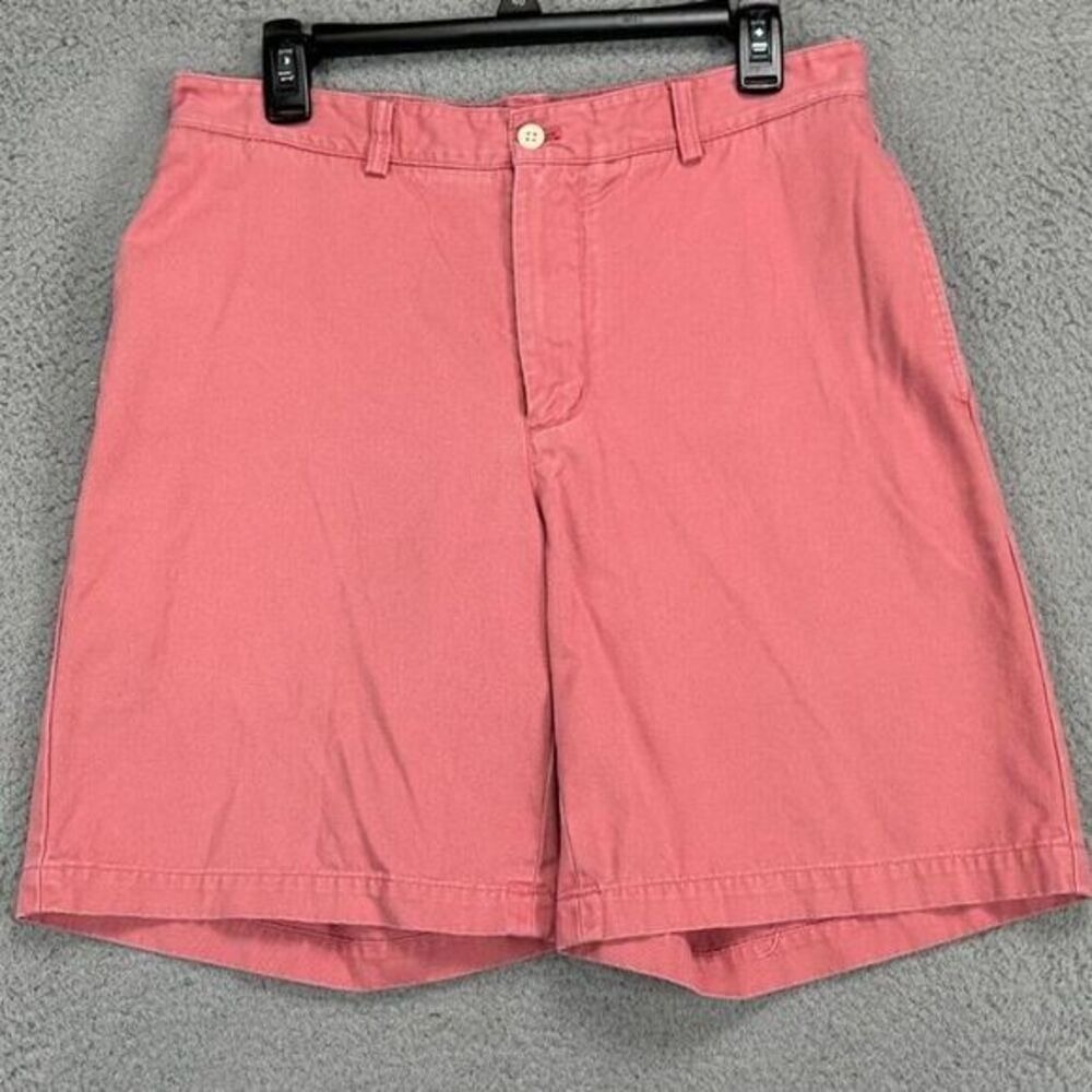 Vineyard Vines Khakis Shorts Mens 32 Pink Chino Casual Outdoor Flat Front Pocket